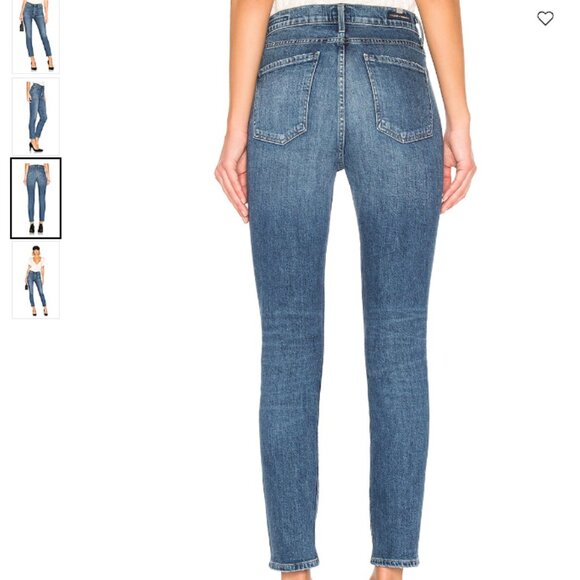 Made in USA Citizens of Humanity Olivia High Rise Slim Ankle Jeans Size 25 - Picture 2 of 9